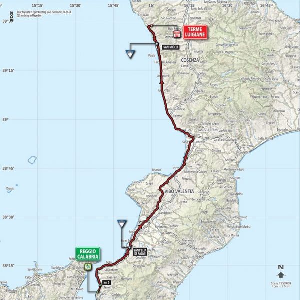 Ciclismo, il Giro D'Italia torna a Reggio Calabria