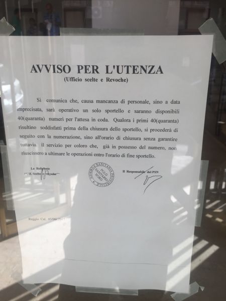 Reggio Calabria, odissea giornaliera per la scelta del medico di base