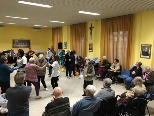 Casa di riposo Don Orione, festa di carnevale