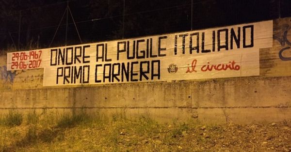 Casapound Calabria, omaggio al "pugile italiano" Primo Carnera