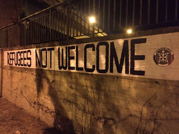 CasaPound Reggio Calabria, Refugees not welcome