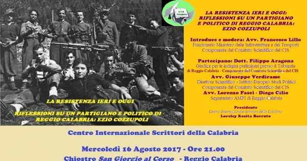 Centro Internazionale Scrittori, incontro con partigiano di Reggio