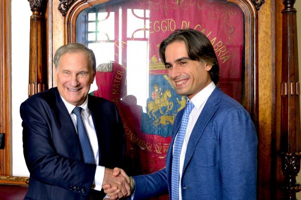 Comune di Reggio Calabria, Falcomatà riceve l'ambasciatore USA John Phillips