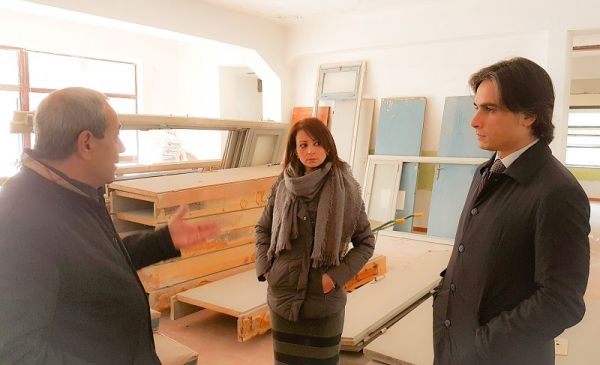 Comune di Reggio Calabria, Falcomatà visita il cantiere della scuola di Catona