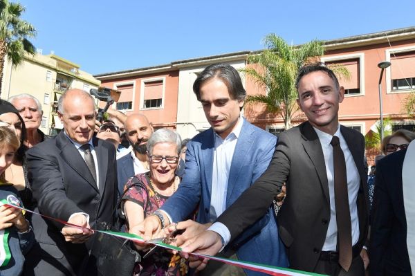 Comune di Reggio Calabria, inaugurazione piazza Sant'Ambrogio