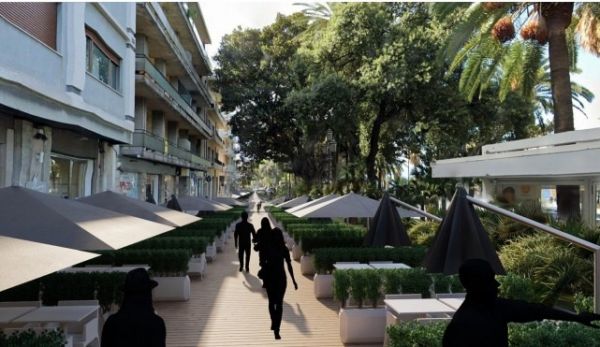 Comune di Reggio Calabria, isola pedonale e nuovi dehors sulla via Marina