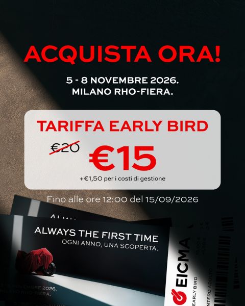 EICMA 2026: Aperta la prevendita per l’83^ edizione