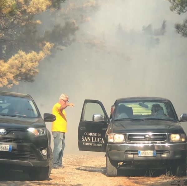 Parco d'Aspromonte, incendio verso le Faggete Vetuste di Valle Infernale