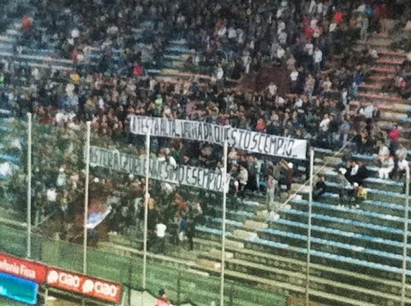 Reggina 1914, Curva deve rimanere chiusa