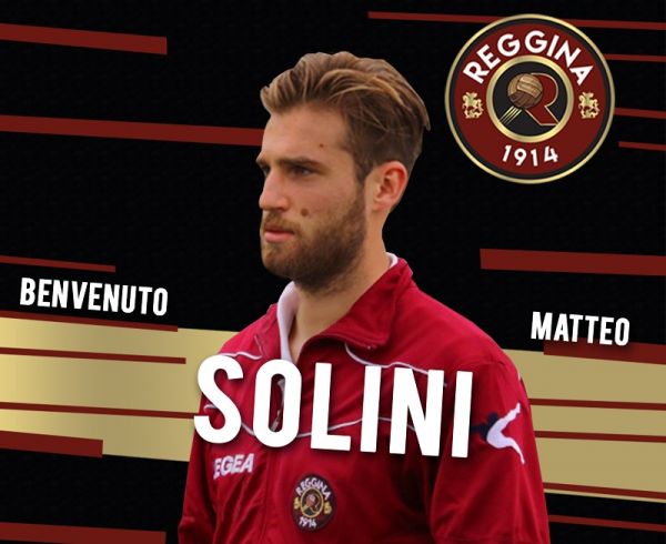 Reggina 1914, preso Matteo Solini