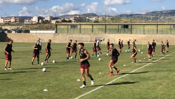 Reggina, primo giorno di lavoro