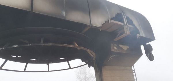 Santo Stefano d'Aspromonte, incendio stazione ferrovia