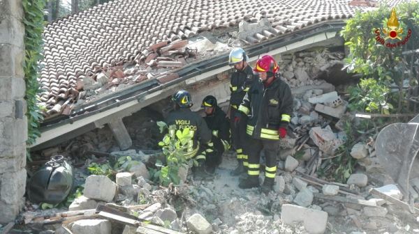Vigili del Fuoco Calabria, base logistca a Cittareale