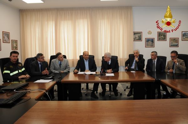 Vigili del Fuoco Calabria, passaggio di consegne