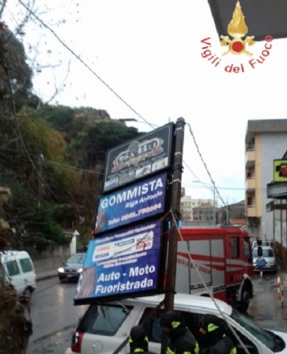 Vigili del Fuoco Catanzaro, interventi per il maltempo