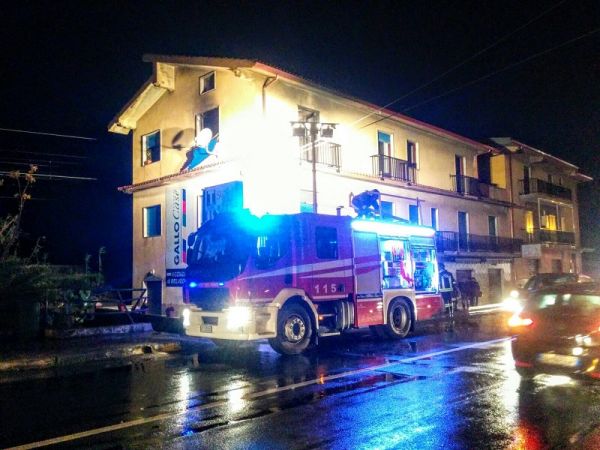 Vigili del Fuoco Cosenza, incendio abitazione