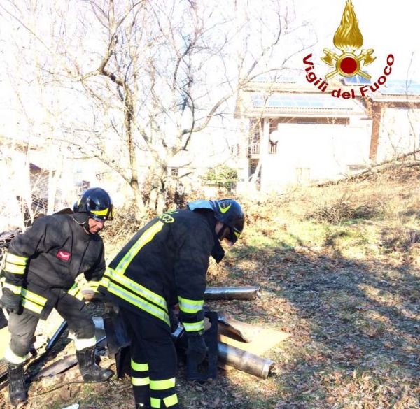 Vigili del Fuoco di Catanzaro, esplosione stufa